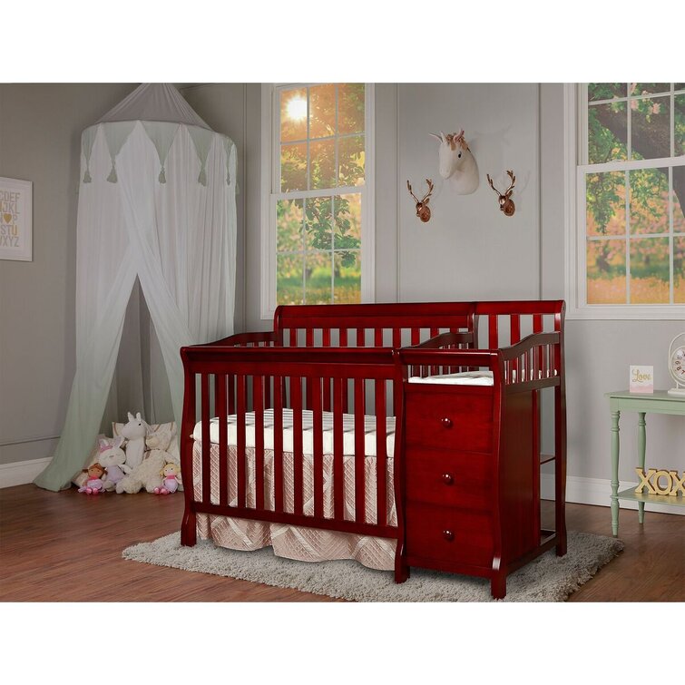 Jeep crib sales and changing table